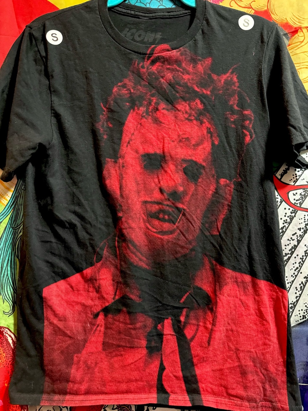 Leather Face Texas Chainsaw Massacre Shirt Size S